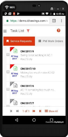Phone 1 Facility Management - iDrawings 5