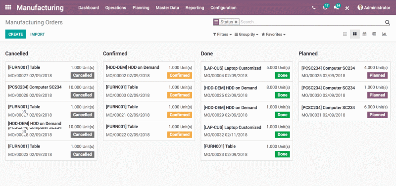 mrp_screenshot_odoo-crm Manufacturing 1