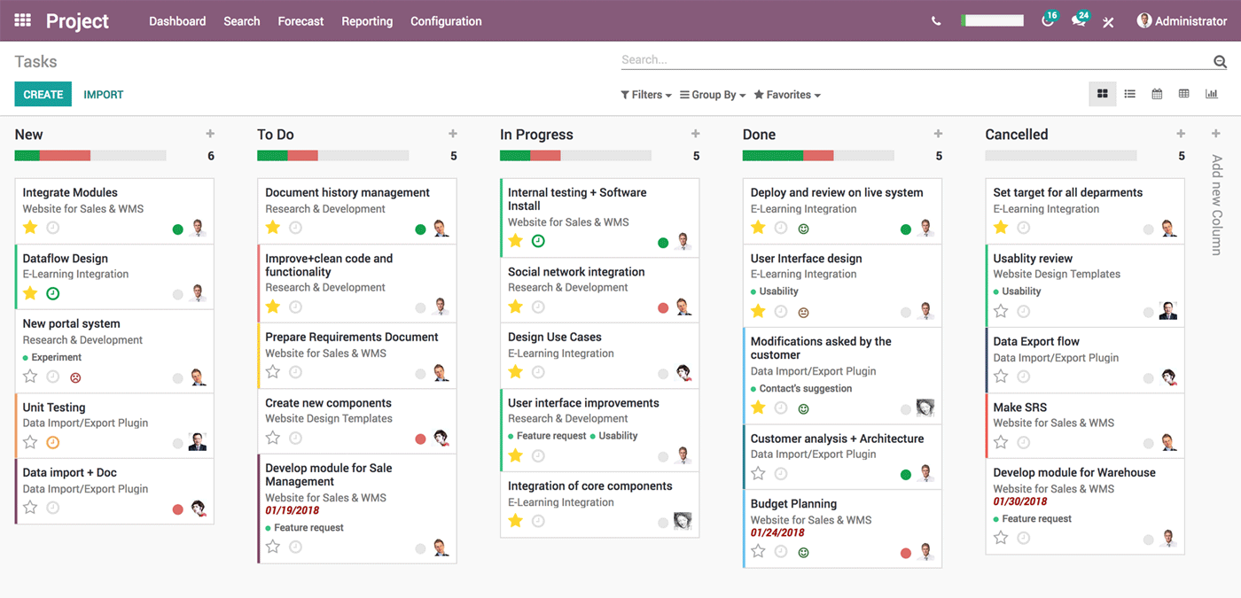 odoo erp system