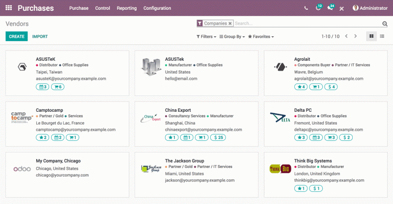 Easily manage suppliers  & purchase orders 4